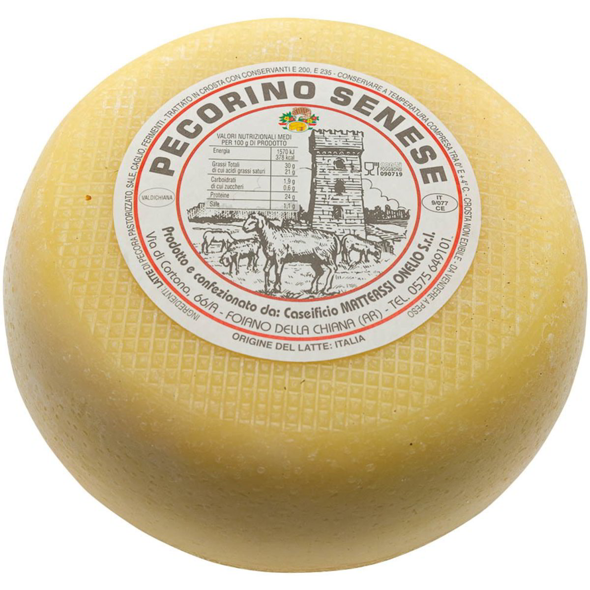 Vendita CASEIFICIO MATTEASSI PECORINO SENESE FRESCO All Ingrosso