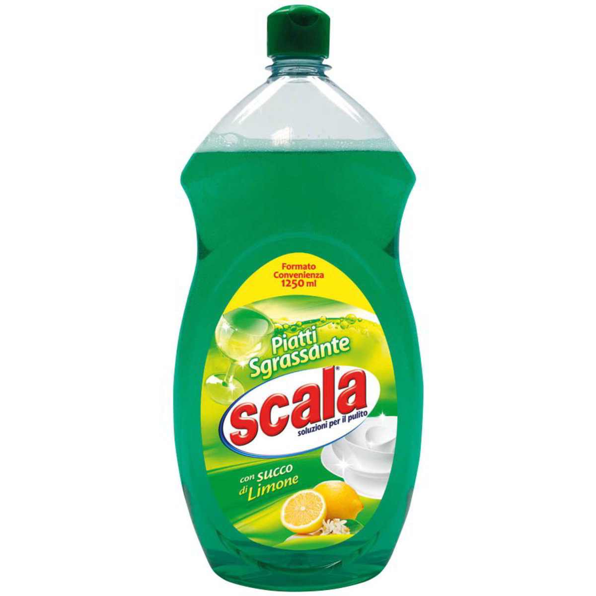 Sapone per Piatti igenizzante sgrassante al Limone Scala 750 ml.