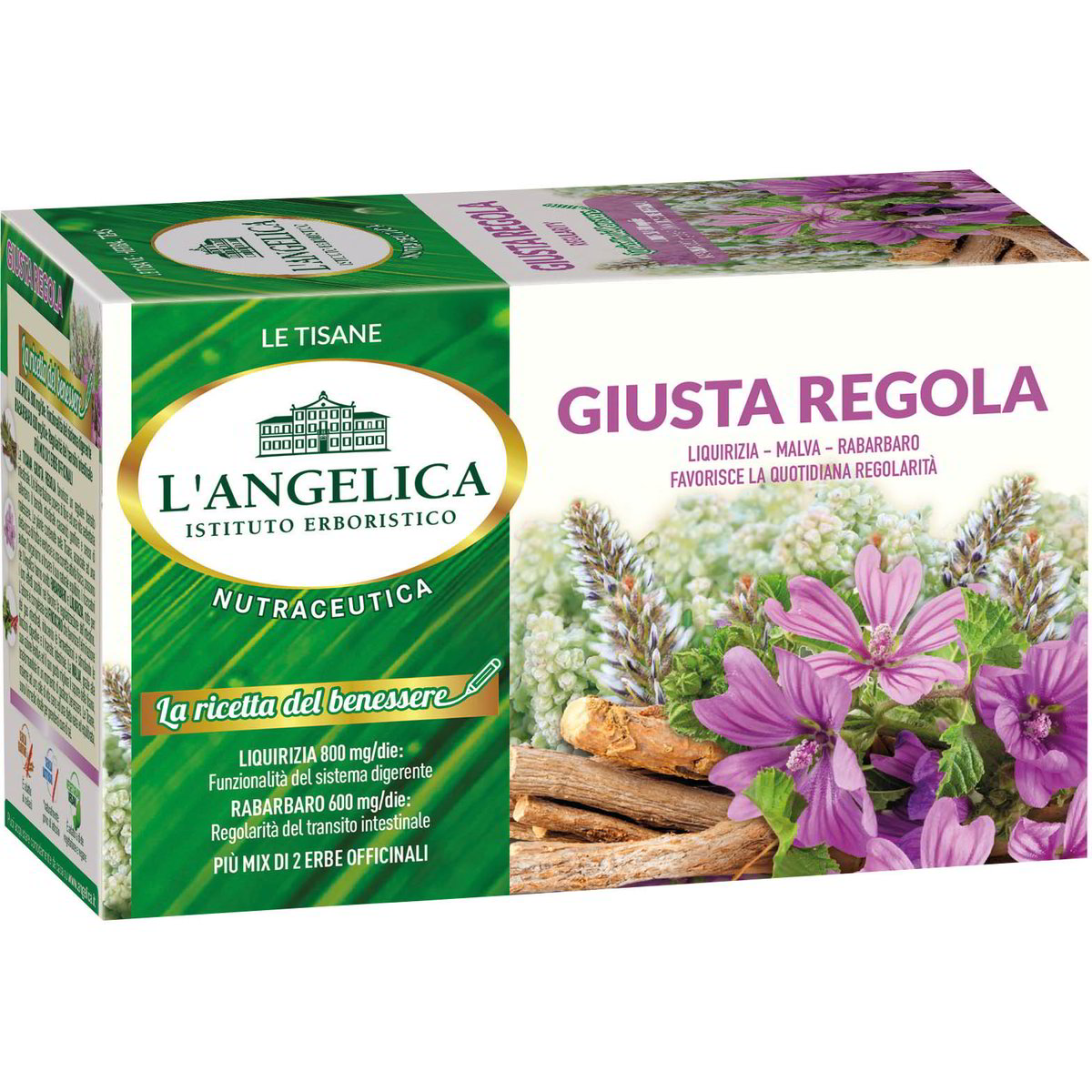 Carrefour Sensation Tisana Giusta Regola Malva, Finocchio e Liquirizia  filtri 20 x 2 g