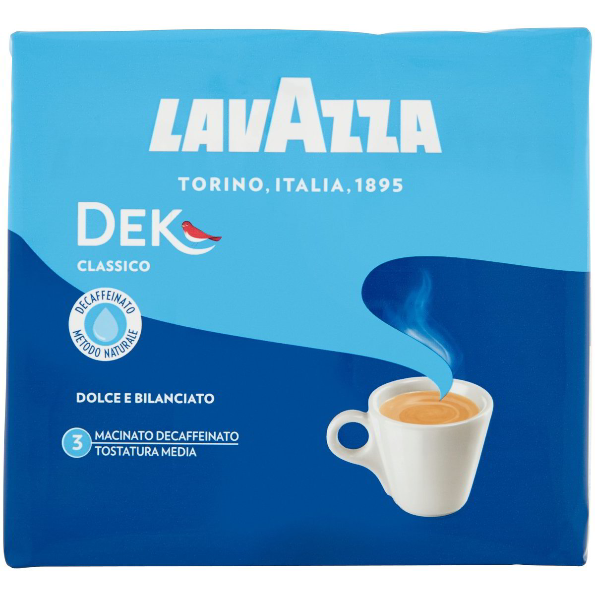 CAFFE LAVAZZA DEK CLASSICO IN POLVERE 250G X 20 - Gusti d'Italia