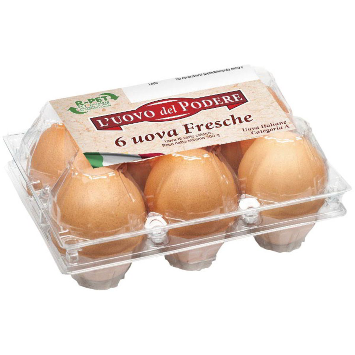 4 Uova Fresche Biologiche Le Naturelle 220g – Gresy